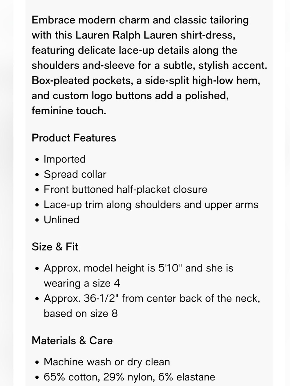 NWT Womens Ralph Lauren Dress - Picture 5 of 5